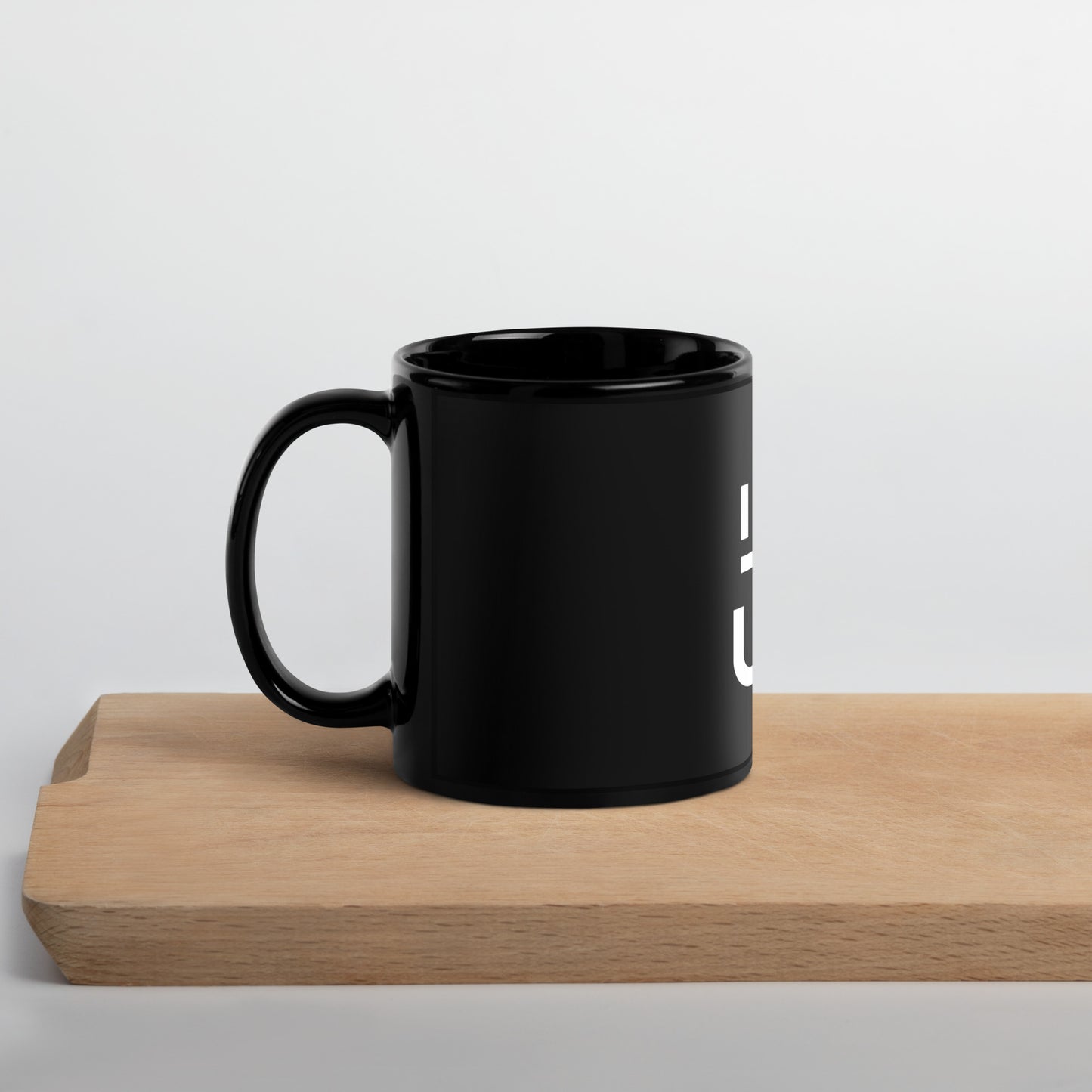 Logude Black Glossy Mug