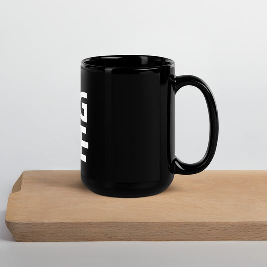 Logude Black Glossy Mug