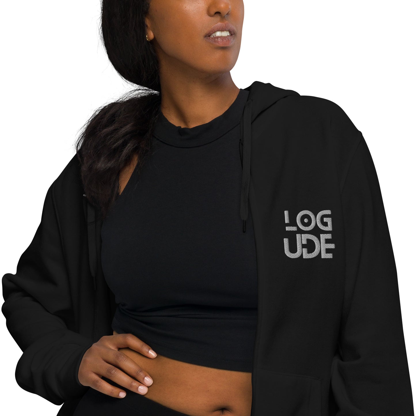Logude Unisex basic zip hoodie