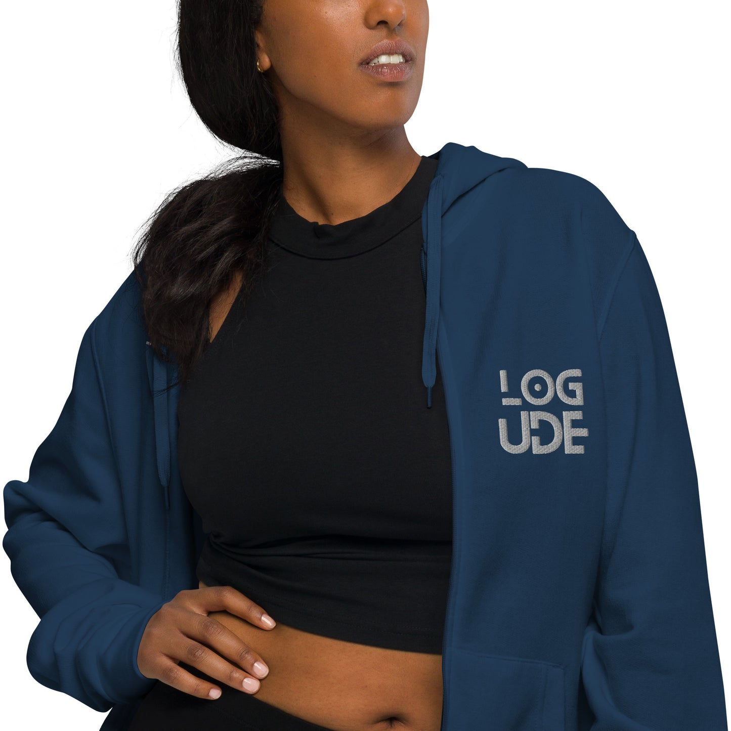 Logude Unisex basic zip hoodie